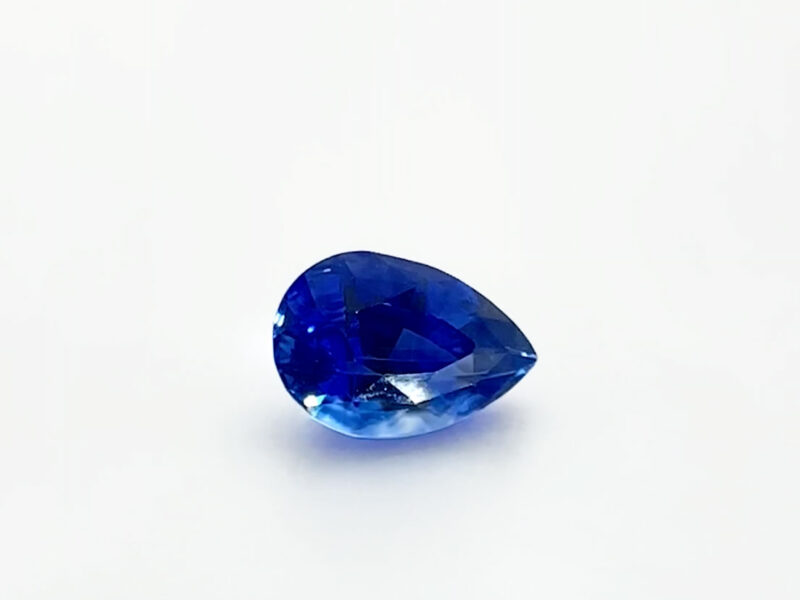 1.30 ct Ceylon Blue Sapphire | Pear Cut Certified Sri Lankan Gem
