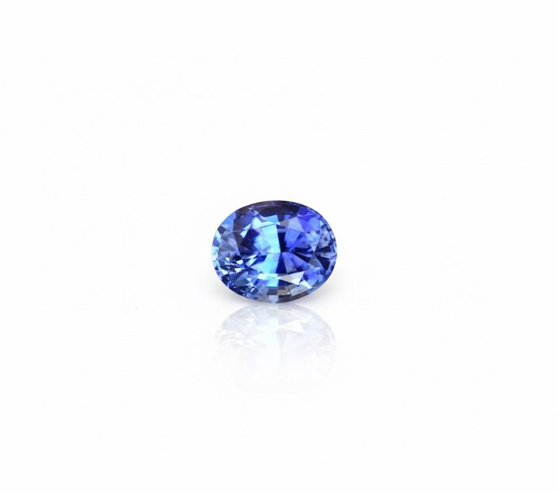 1.59 ct Ceylon Natural Blue Sapphire – Cut, Certified Sri Lankan Gemstone